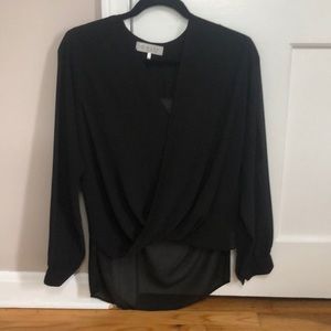 Nordstrom black blouse